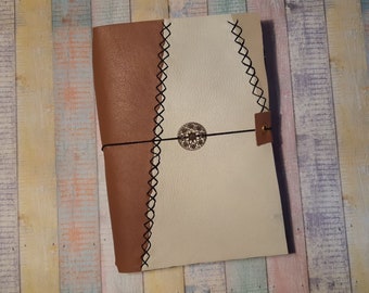 Traveller Notebook with leather patchwork