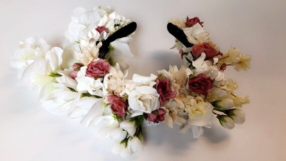 wedding floral headdress