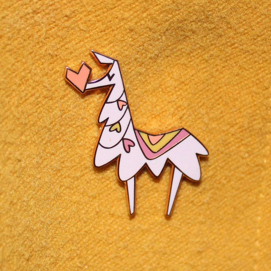 Hard Enamel Pin- the Llama That Carried the Sunrise - Etsy