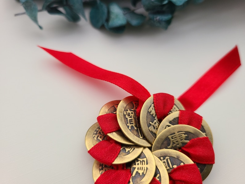 Feng Shui Nine 9 Doormat Iching Coins Feng Shui Wealth Etsy