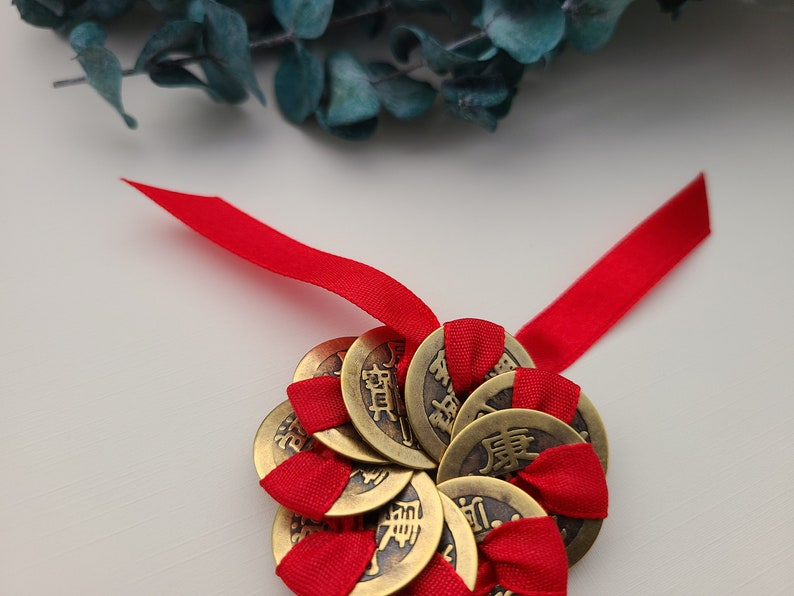 Feng Shui Nine 9 Doormat Iching Coins Feng Shui Wealth Etsy