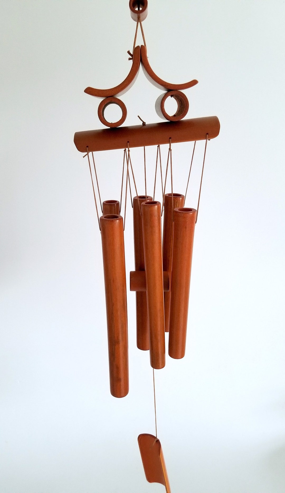 BAMBOO Wind Chime Feng Shui Windchime Feng Shui Decor Etsy