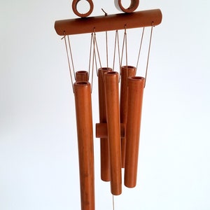 BAMBOO Wind Chime | Feng Shui Windchime | Feng Shui Decor | Bamboo Decor | Patio Balcony Chime | Zen Decor | Garden Chime