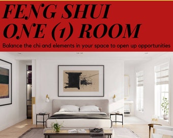 One (1) Room Feng Shui Reading Report | Classical form feng shui analysis + recommendations | 2024 Period 9