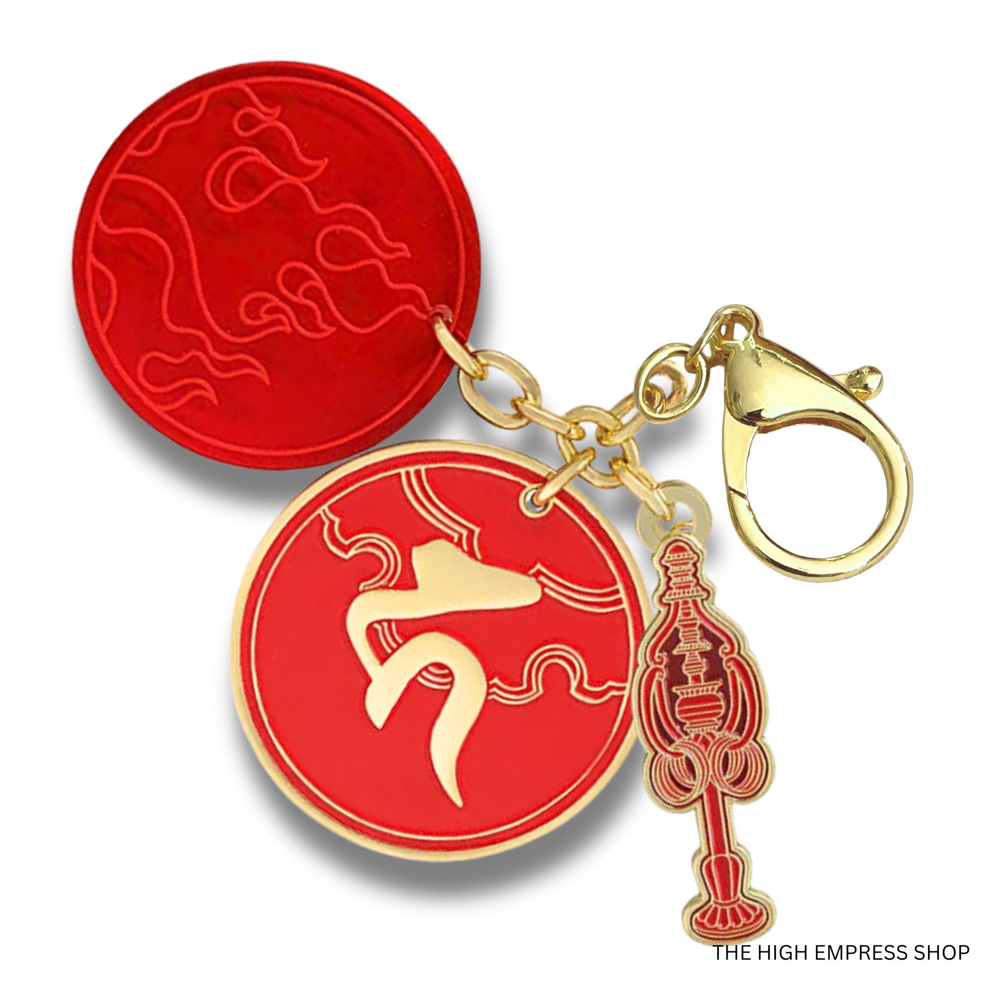 Feng Shui 2026 Ksiddigarbha Fireball Amulet Keychain for Office ...