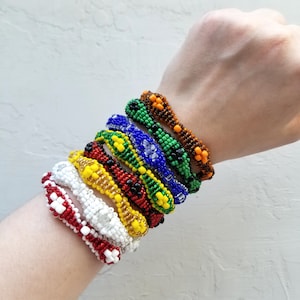 MEDIUM Santeria Orisha Bracelet - Oshun, Ogun Bracelet | ilde Yemaya | Pulsera Chango | Elegua Bracelet | Obatala | ilde Orula, Oya