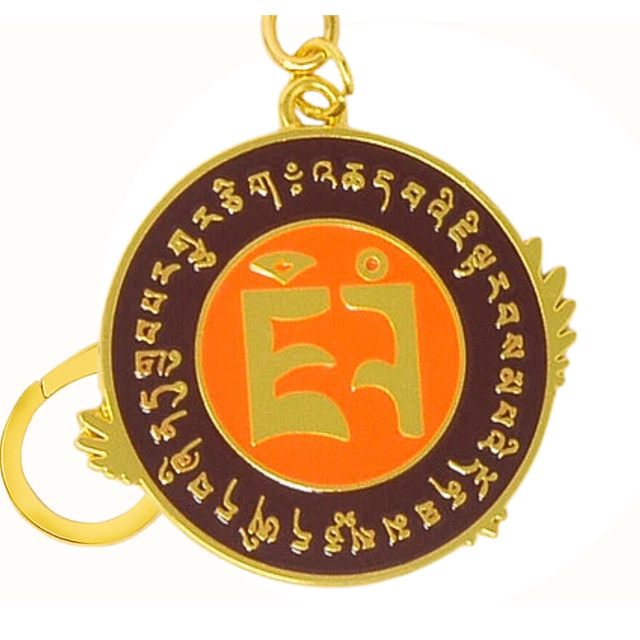 2026.6.25冨貴平安九尾赤狐遊印ハンコ Feng Shui 2026 Scholastic Eagle Amulet Keychain for Students