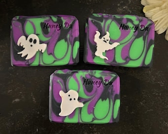 Jabón de leche de coco natural / Fantasma de manzana verde