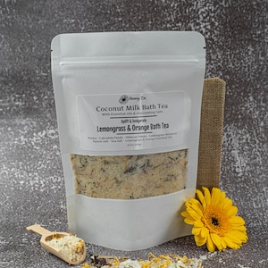 Lemongrass & Sweet Orange | Coconut milk Bath Tea