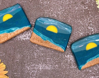 Jabón natural de leche de coco / Serenidad junto al mar