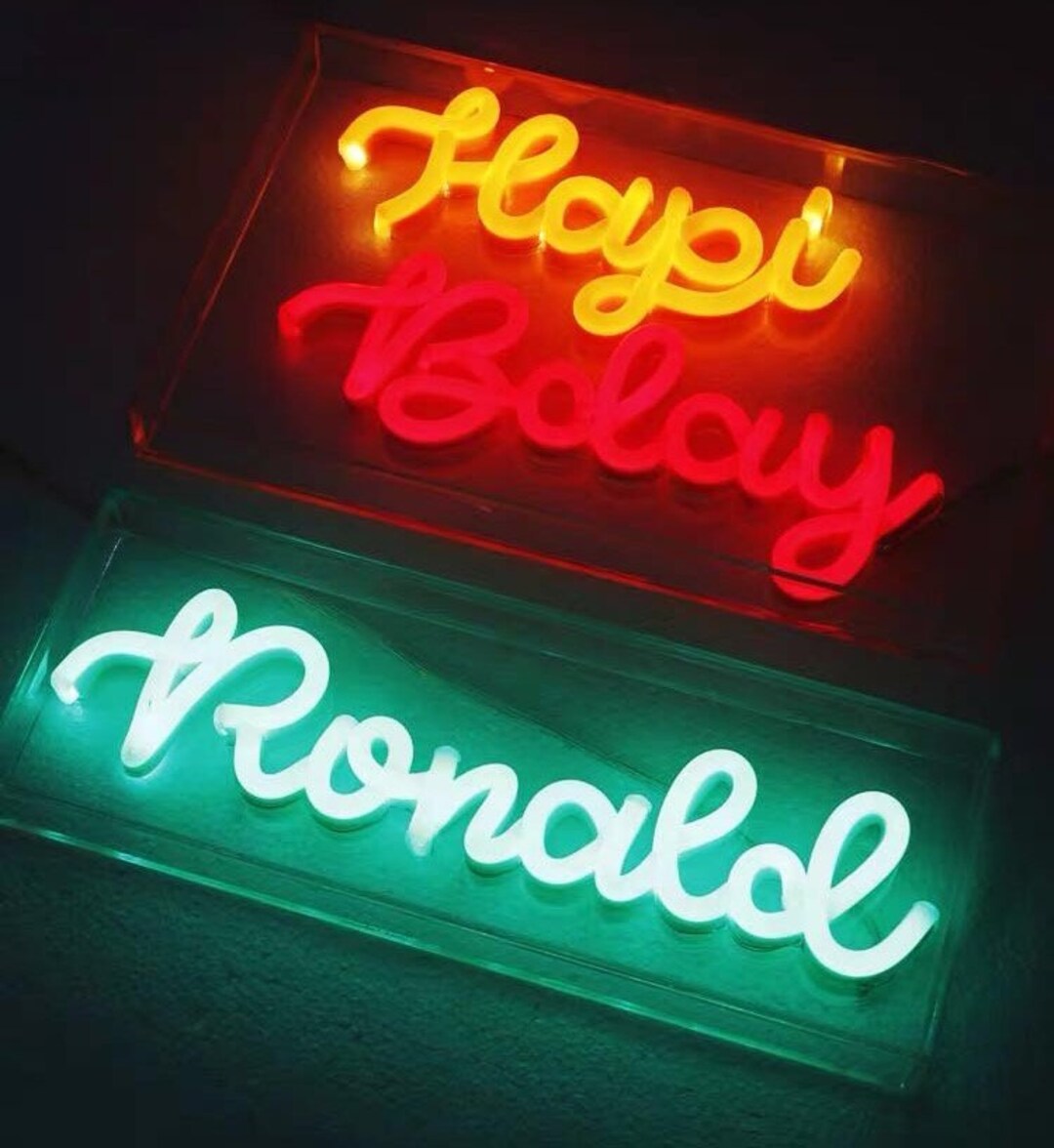 Custom Neon Sign for Home Décor. Store Sign. LED Lights. Neon Etsy