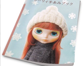 Blythe hat// Doll Knitted hats Patterns // Doll Fashion Styling- // Japanese craft book // PDF-instant download
