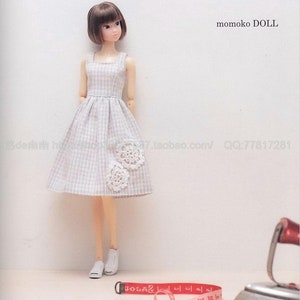 Blythe// Licca // Momoko// petite blythe Doll sewing Outfit book Japanese doll clothes pattern book image 4