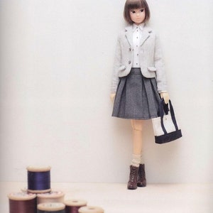 Blythe// Licca // Momoko// petite blythe Libro de trajes de costura de muñecas Libro de patrones de ropa de muñeca japonesa imagen 8