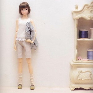 Blythe// Licca // Momoko// petite blythe Doll sewing Outfit book Japanese doll clothes pattern book image 6