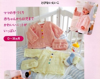 Let's knit Serie NV3678 1997 Baby 0-36 // Japanisches Häkelbuch // Japanische Häkelarbeit // Japanisches Häkelbuch // Hitomi Shida // PDF