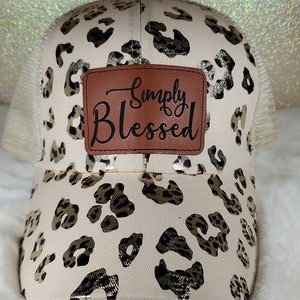 Simply Blessed Ponytail Hat - Trucker Style