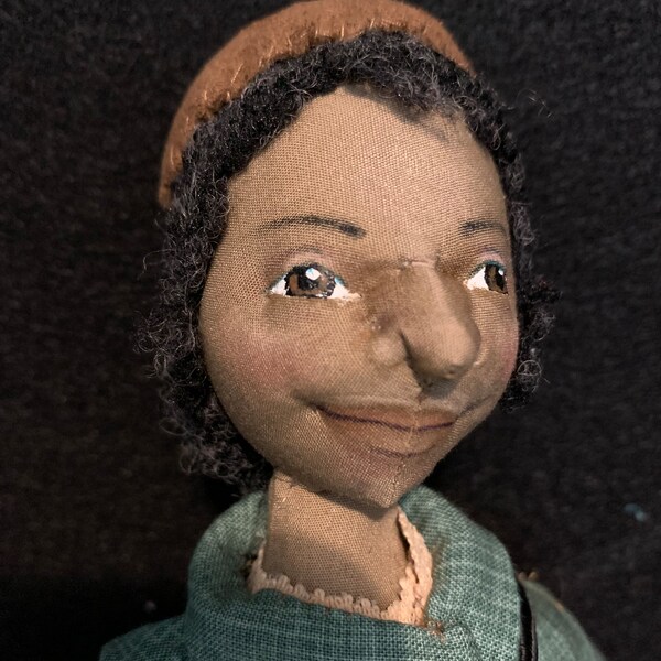 ROSA PARKS 7"  seated OOAK by Dell Jones