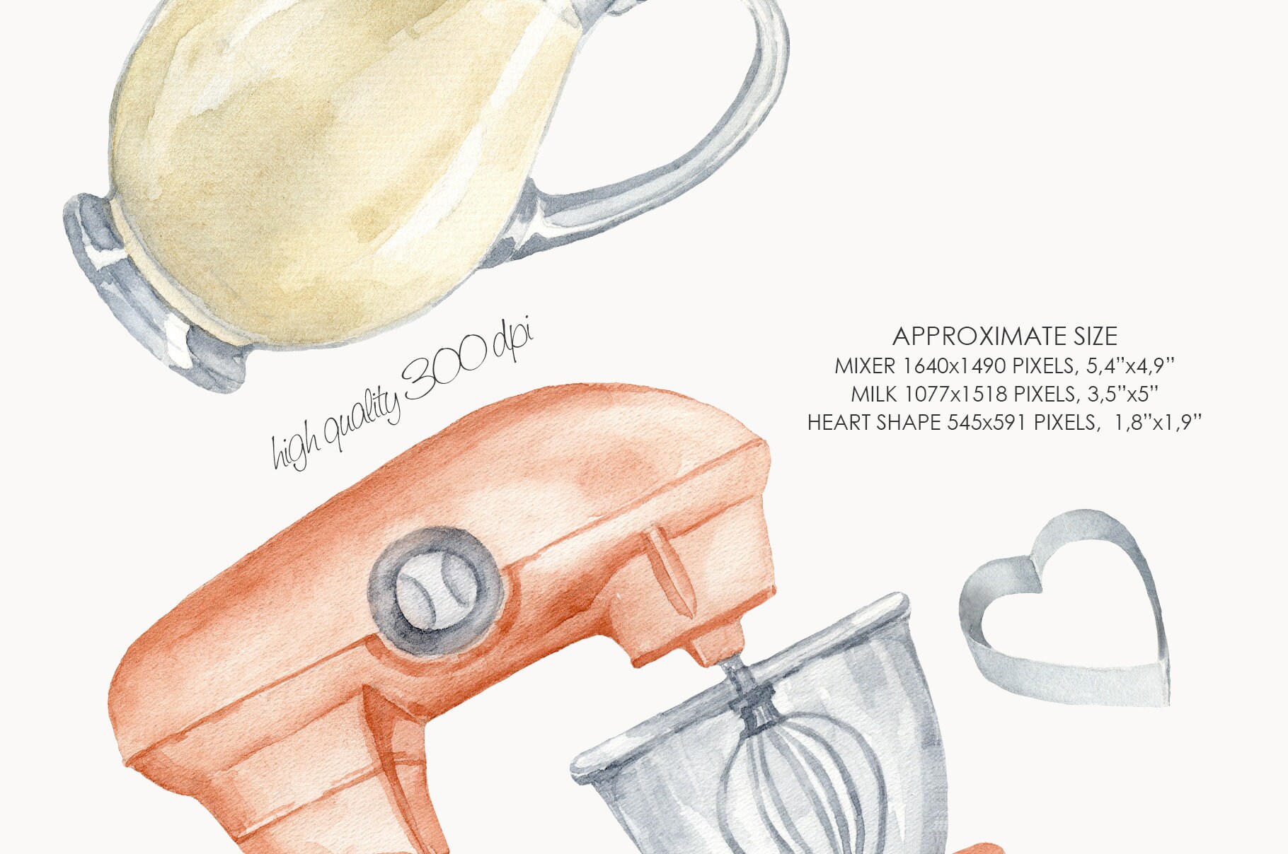 Watercolor Kitchen Scale Stock Illustrations – 35 Watercolor