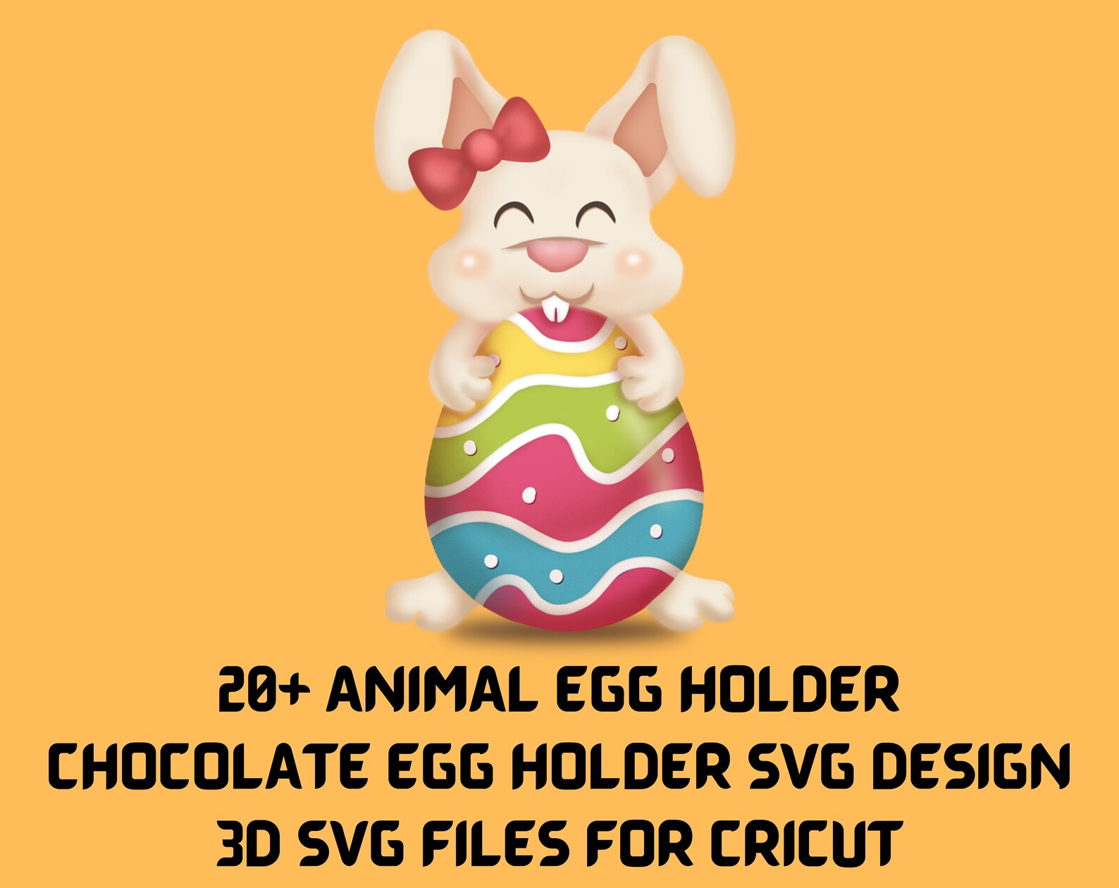 Download Easter egg svg Egg holder design bundle Easter bunny svg ...