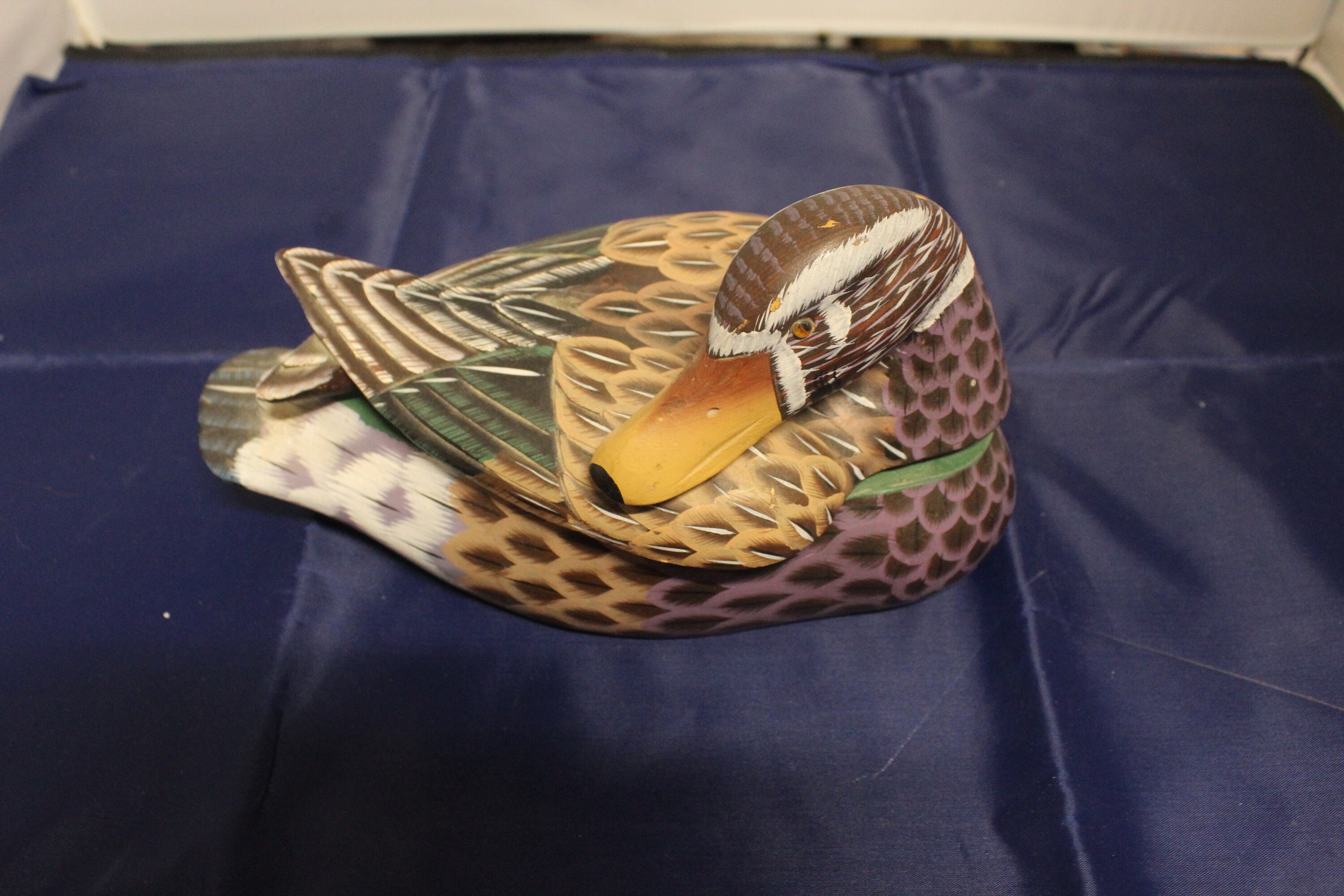 Wood Two Piece Duck Trinket Box Etsy
