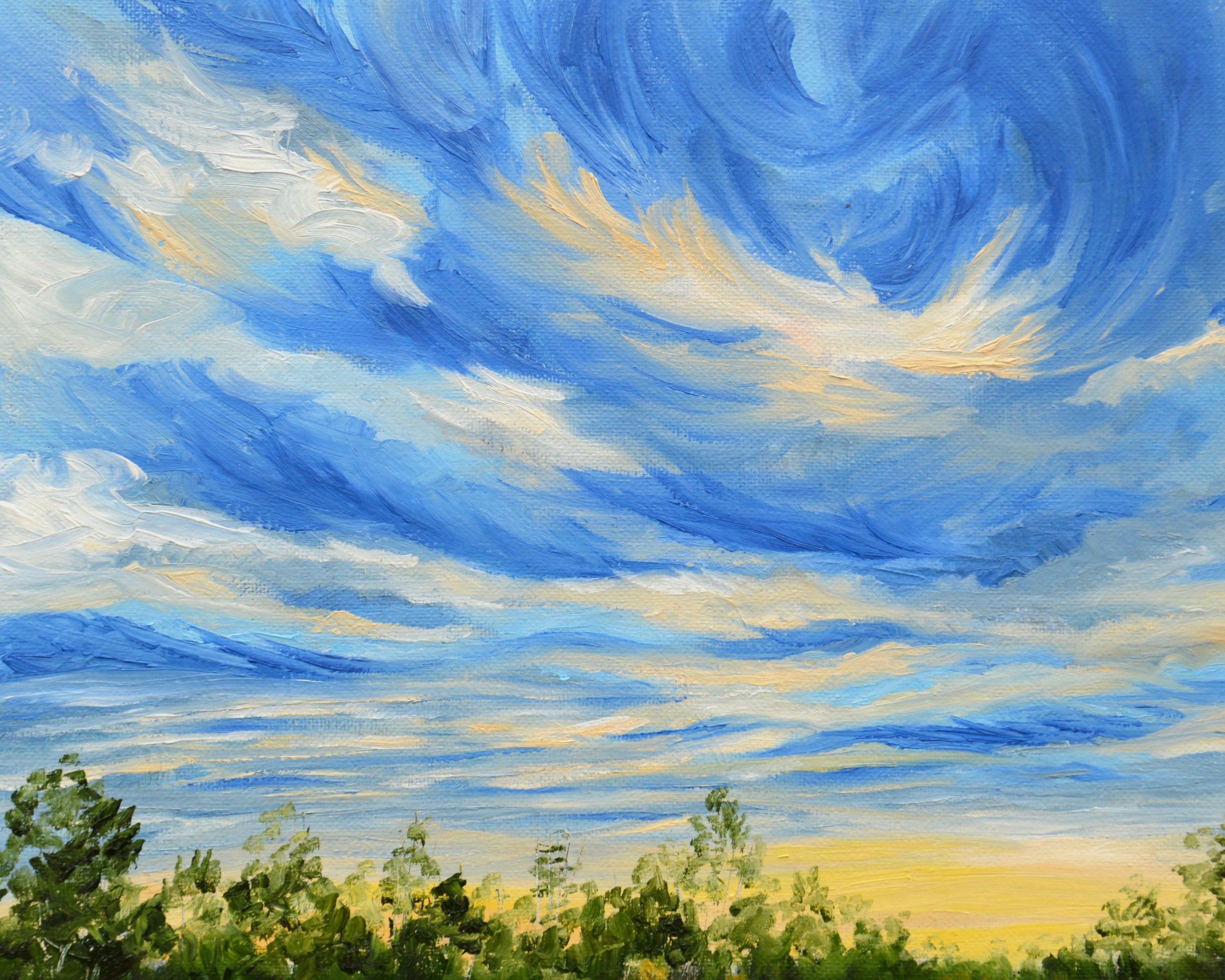 【絵画】青空の中の雲 絵画】青空の中の雲 絵画】青空の中の雲 絵画】青空の中の雲 （合作