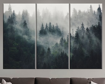 foggy forest etsy