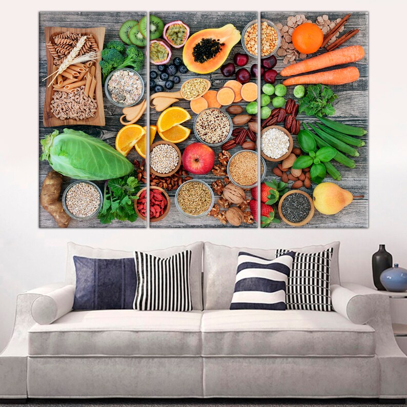 Fruit And Vegetable Wall Decor