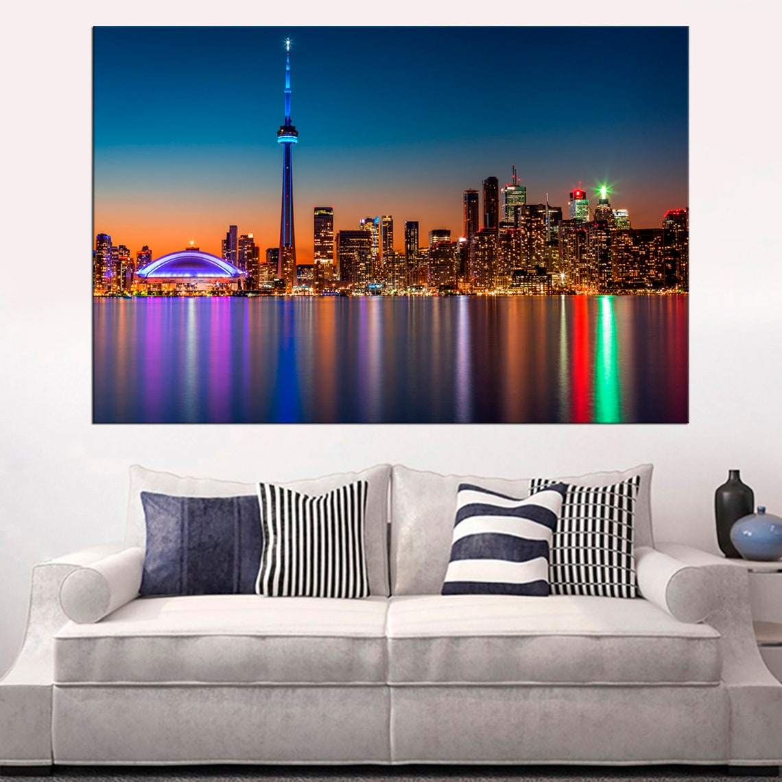 Toronto Canada wall art decor Ontario canvas print Toronto Etsy