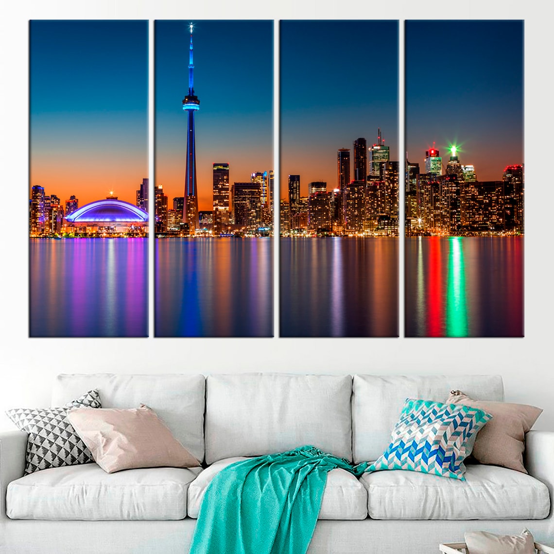 Toronto Canada wall art decor Ontario canvas print Toronto Etsy