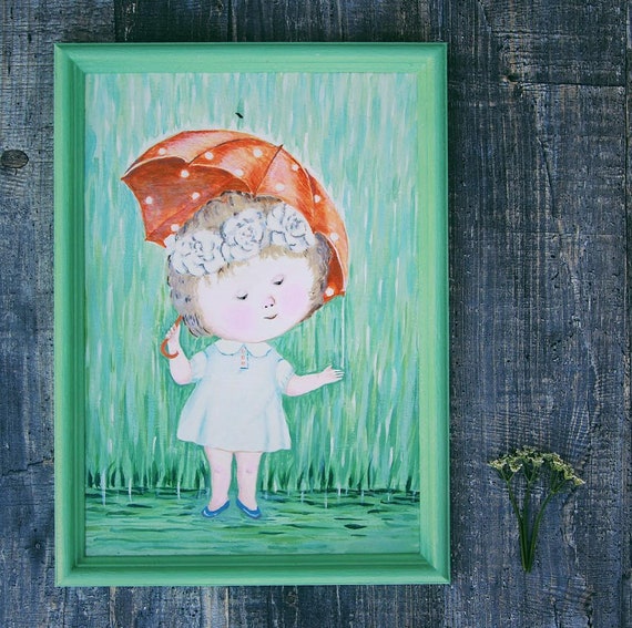 Painting for Children's Room Painting Gift Summer Etsy
