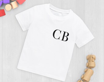 personalised initial baby clothes