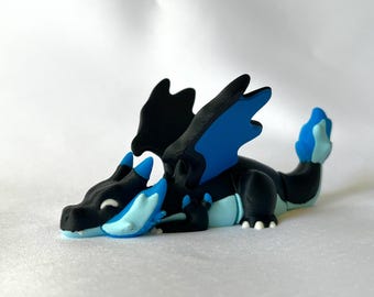 Flexi Mega Charizard X Figurine: 3D Printed Dragon