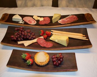 Custom Wine Barrel Charcuterie Board