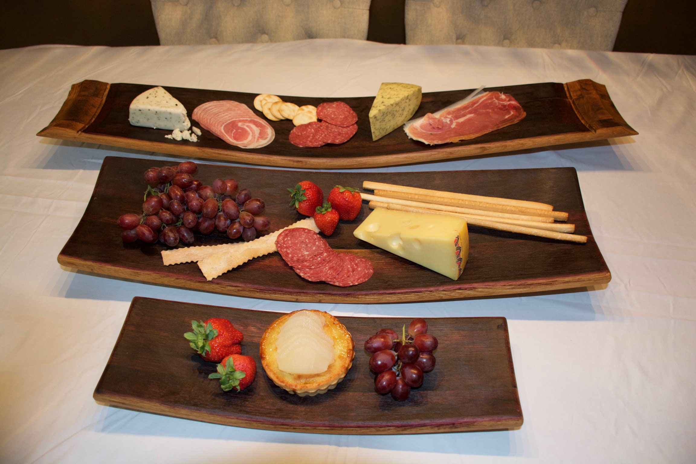 Custom Wine Barrel Charcuterie Board Etsy