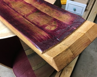 34" to 36" Full Stave Wine Barrel Charcuterie Board (barrels my vary in size)