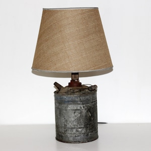 Vintage Kerosene Can Lamp (Without Shade)