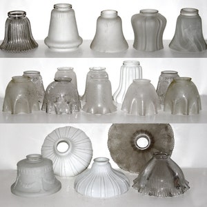 Glass pendant shades replacement deals