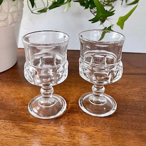 Set of 2  Shot Glasses - Cordial Glassware
