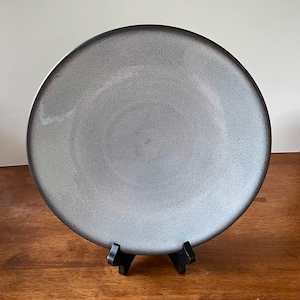 Jars Tourron Dinner Plate Gris Ecorce France, French Ceramics in