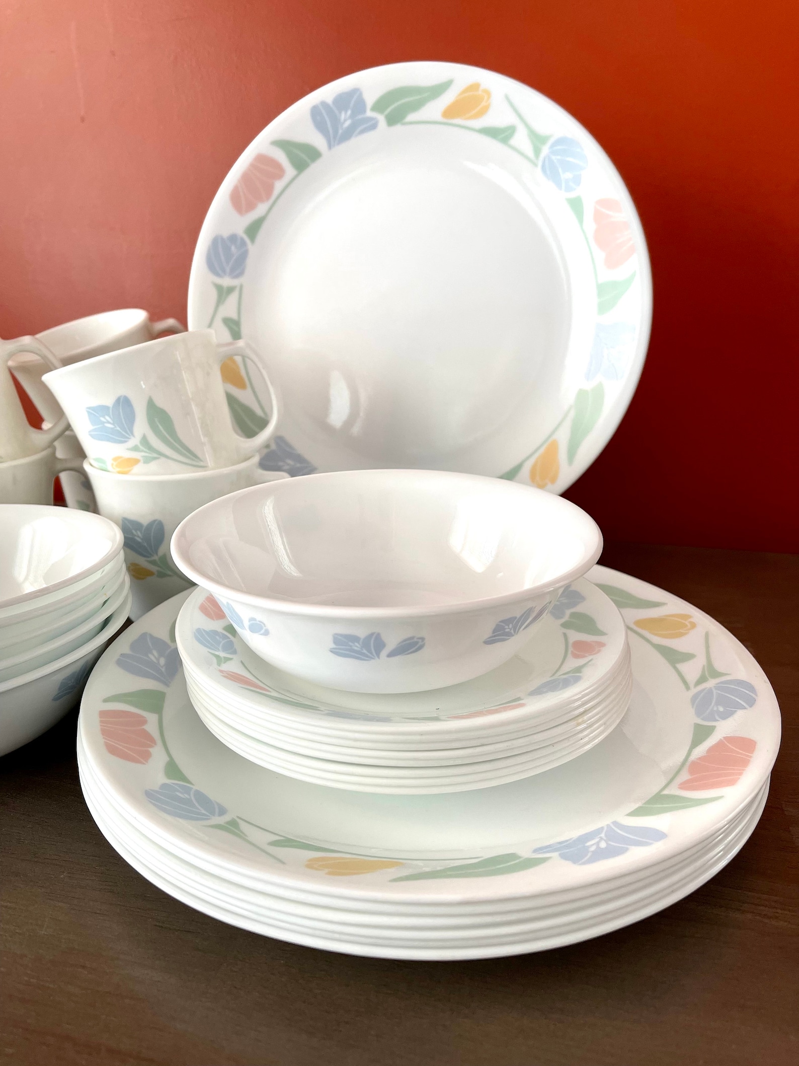 Corelle Friendship Corelle Dinnerware 27 Piece Set Etsy