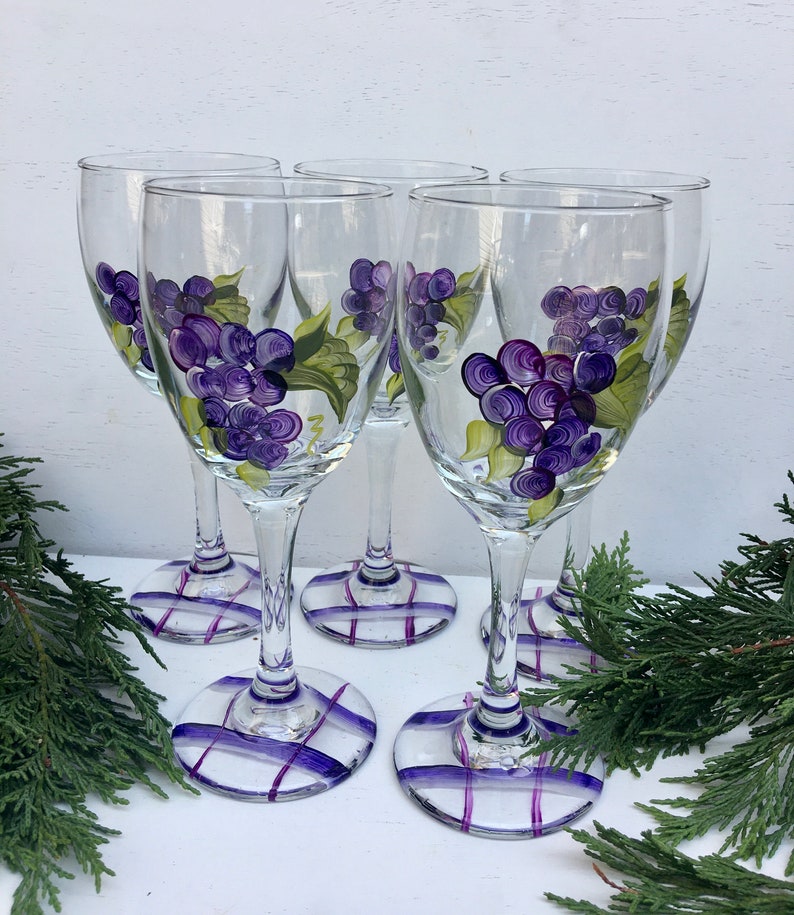 libbey wine glasses vintage