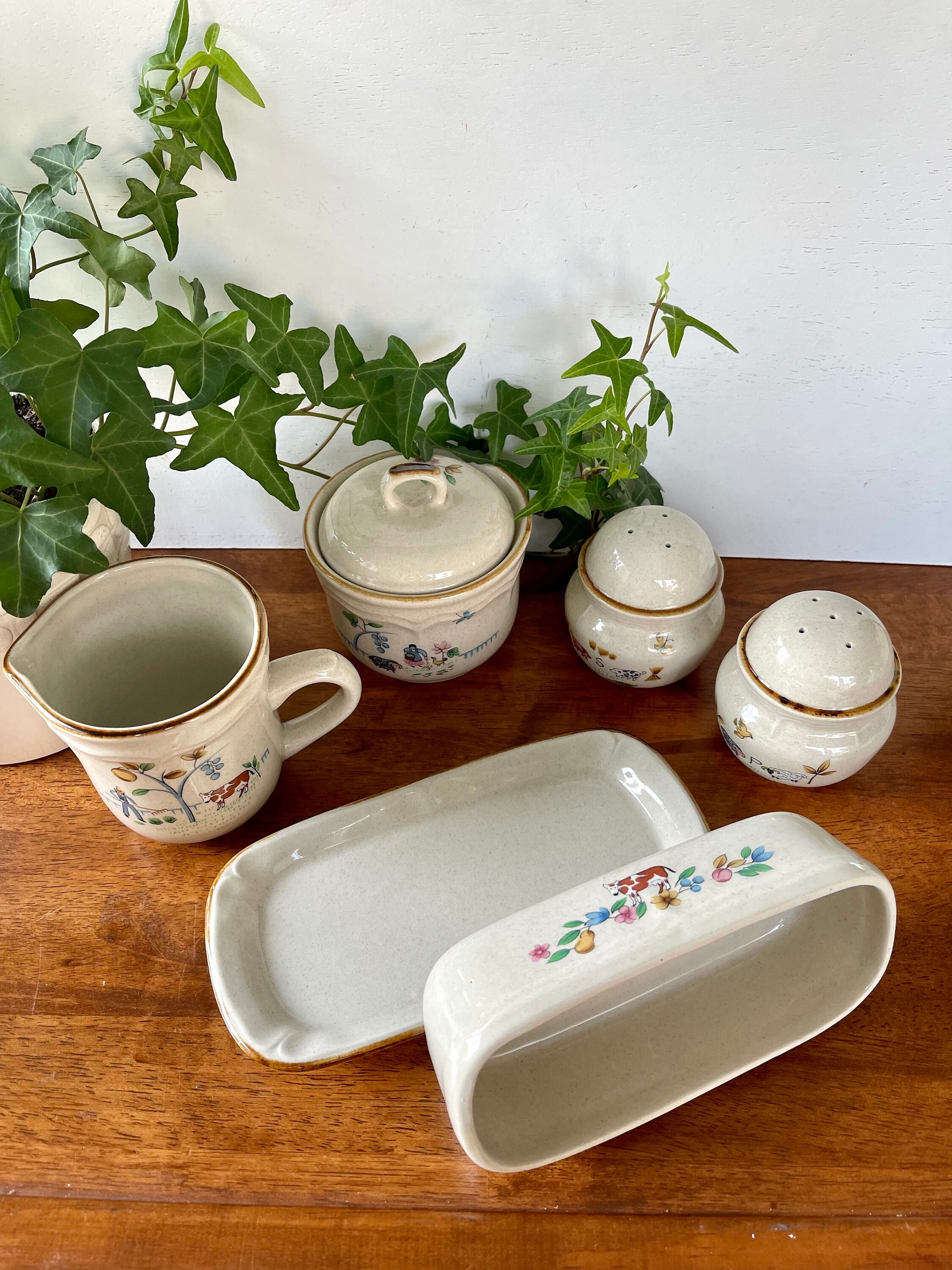 International Heartland Stoneware Dishes Vintage Stoneware Etsy