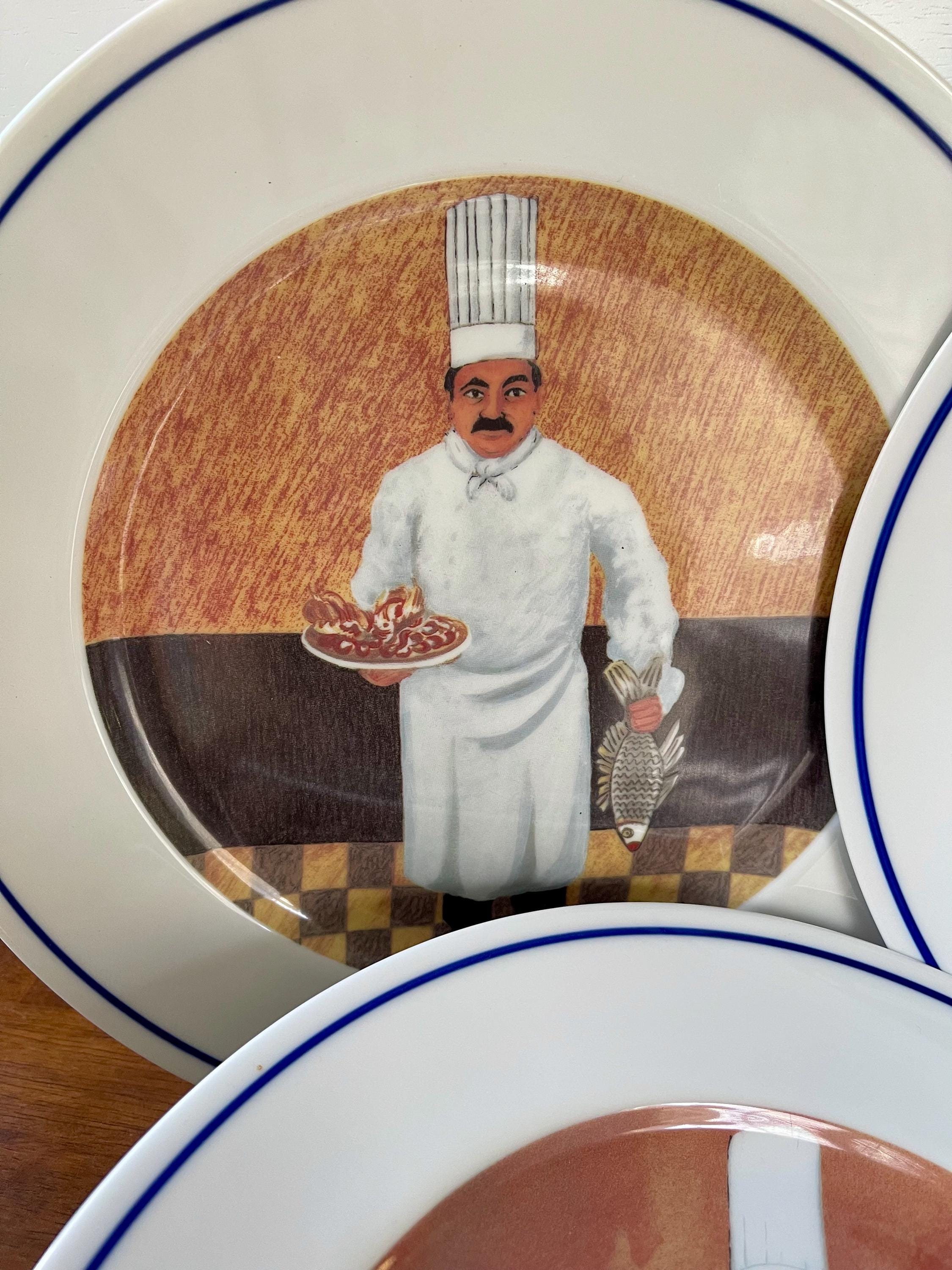 Williams-Sonoma - フランス ディナープレートプレゼント♡ 3 Piece Set Williams Sonoma Chef Series Dinner Plates 11” by