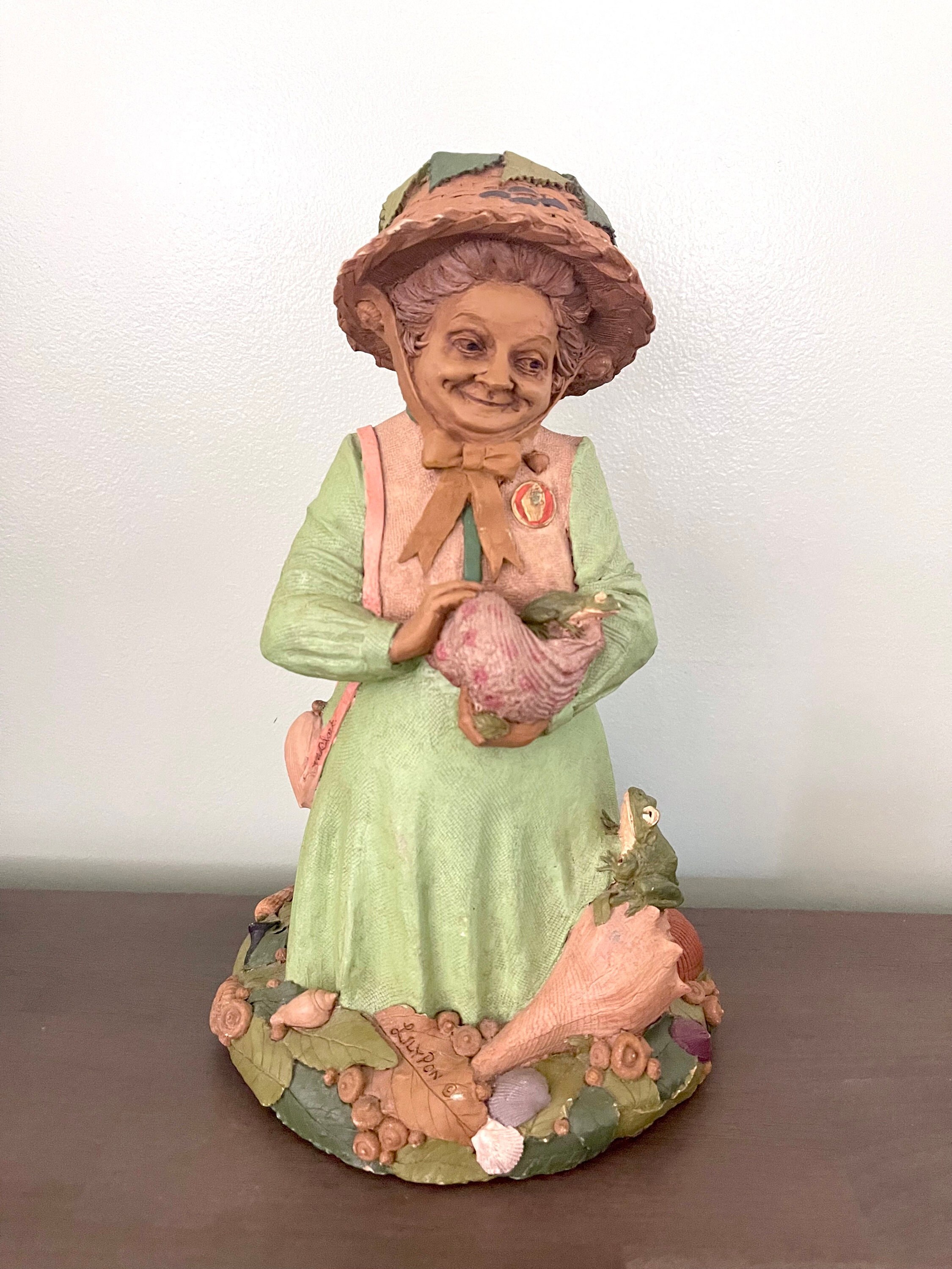 Tom Clark Cairn Studio Green Thumb Gnome Lilypon - Etsy