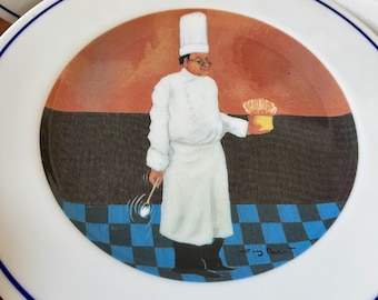 Williams Sonoma Chef Series Dinner Plates by Guy Buffet (set of 3