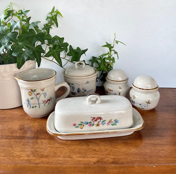 International Heartland Stoneware Dishes Vintage Stoneware Etsy