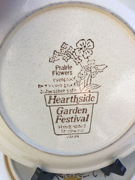 2 Hearthside Garden Festival Hand Painted Prairie Flowers