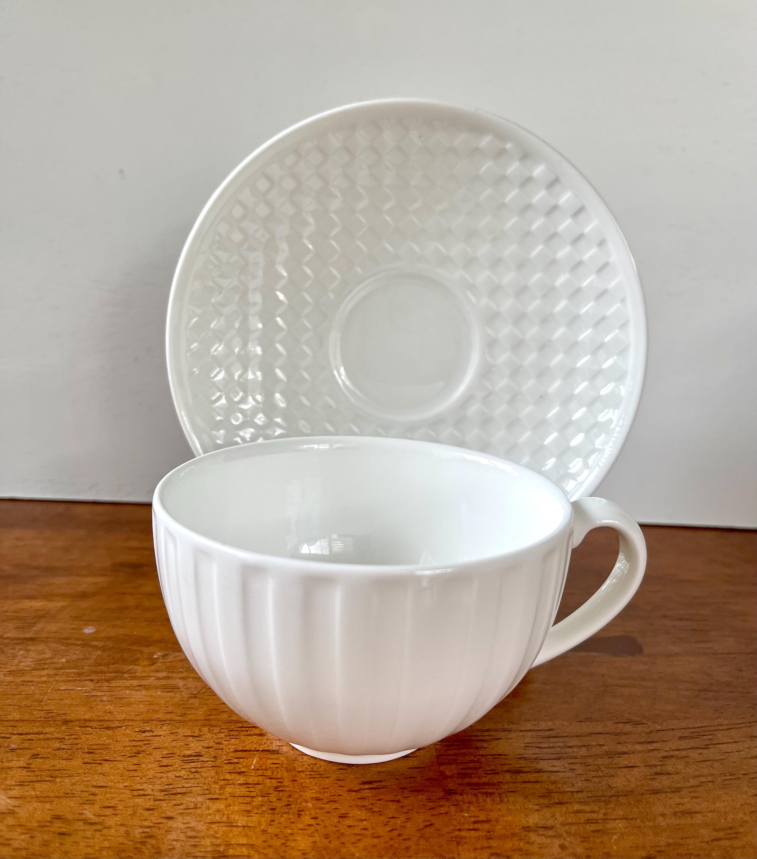 Wedgwood Night and Day Bone China Cup and Saucer Set of 4 - Etsy