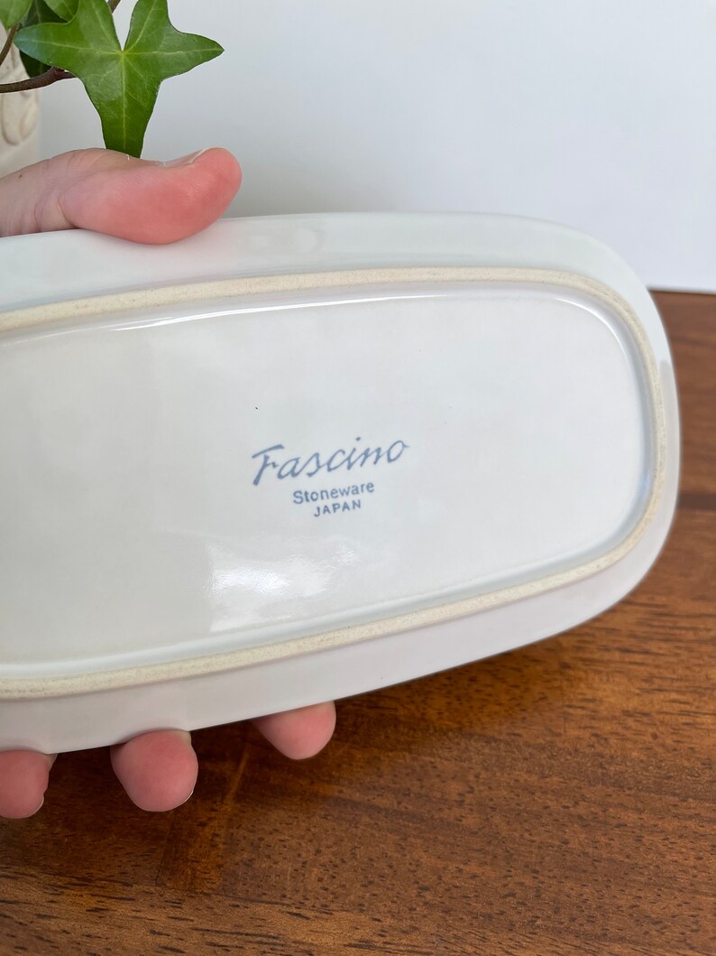 Vintage Fascino Stoneware Covered Butter Dish Made in Japan Etsy